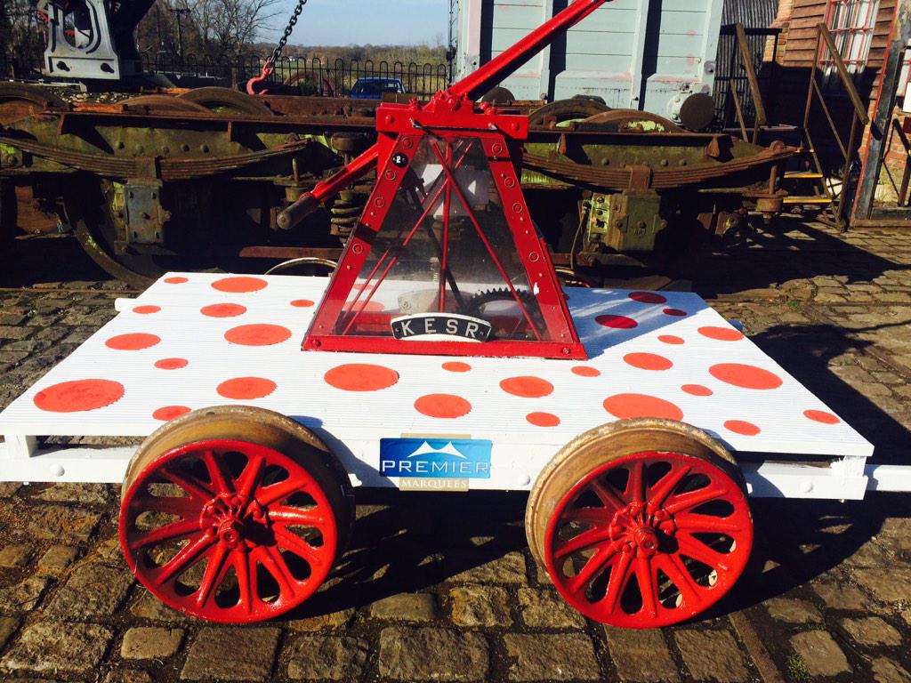 And the pump trolley is ready to go for <a href="/comicrelief/">Comic Relief</a> please sponsor our 100mile #challenge my.rednoseday.com/sponsor/KESRPT…