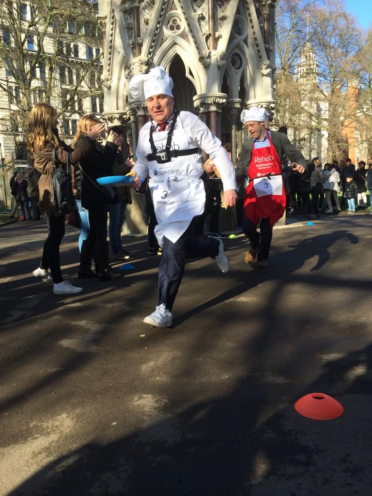 DaisyDuck2109's tweet photo. Really enjoyed the @Flip4Rehab race this morning. MPs v the Media. http://t.co/A668jD3ABB