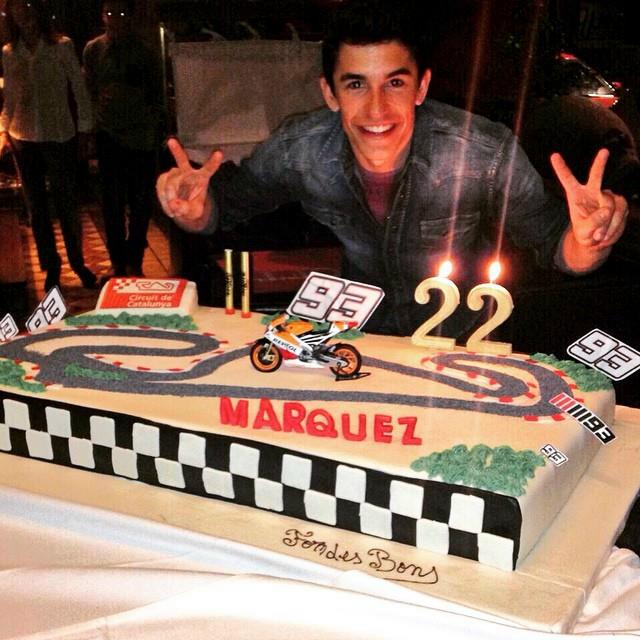 Yea happy birthday for marc marquez wee lvyou{}  