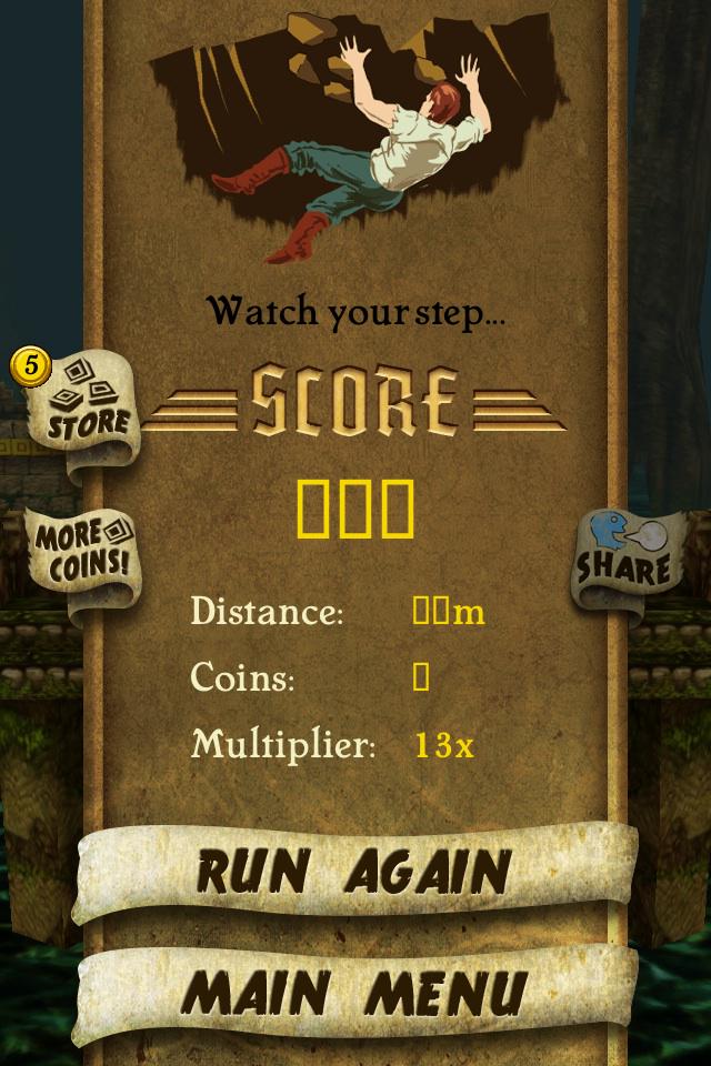 HsKsa12's tweet photo. I got ٨١٩ points while escaping from demon monkeys. Beat that! http://t.co/MOCHwtXhLb #TempleRunو http://t.co/BclacZHUXH