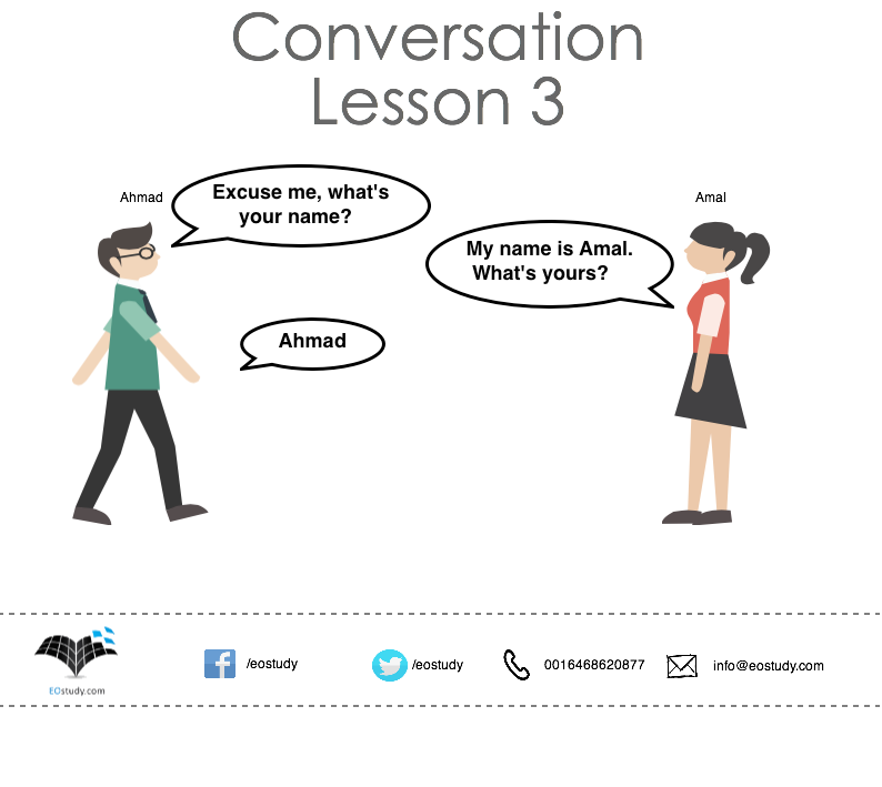 MaxeAcademy's tweet photo. What's your name?
ما هو اسمك؟
#Conversation 
#lesson_3

#eostudy http://t.co/YVva2k6zki