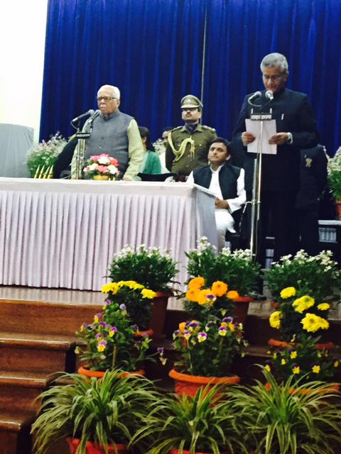 Took oath as UP Chief Information Commissioner today @ Raj Bhawan #UPCIC