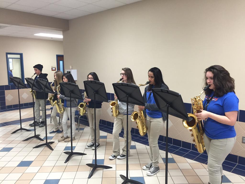 RBMSBand's tweet photo. Bailey Band ensembles perform for Spring ISD principals http://t.co/cQBsEVcvpv