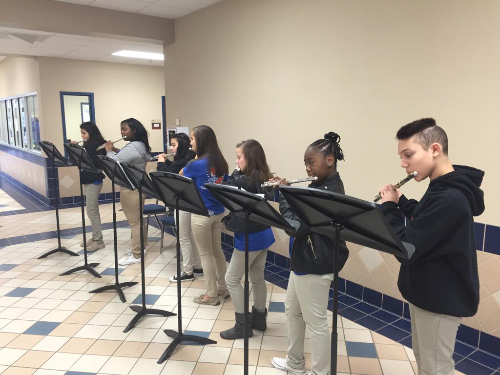 RBMSBand's tweet photo. Bailey Band ensembles perform for Spring ISD principals. http://t.co/tE8jl3LIIJ