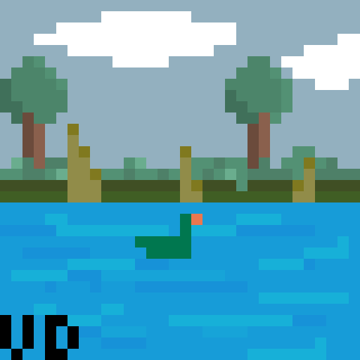 canhacioglu3's tweet photo. Here is a duck swimming alone in a lake :D
#pixelart #pixel #indiedew #indie #pixelduck #duck #art http://t.co/CrILIOnCxz