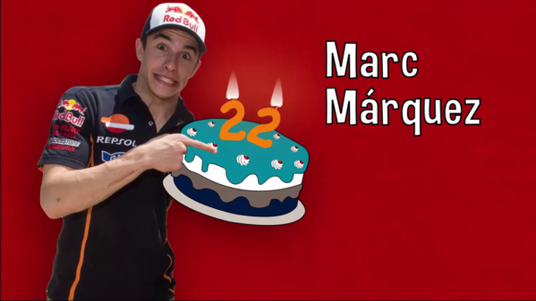 Oiya lupa, HAPPY BIRTHDAY abang Marc Marquez     