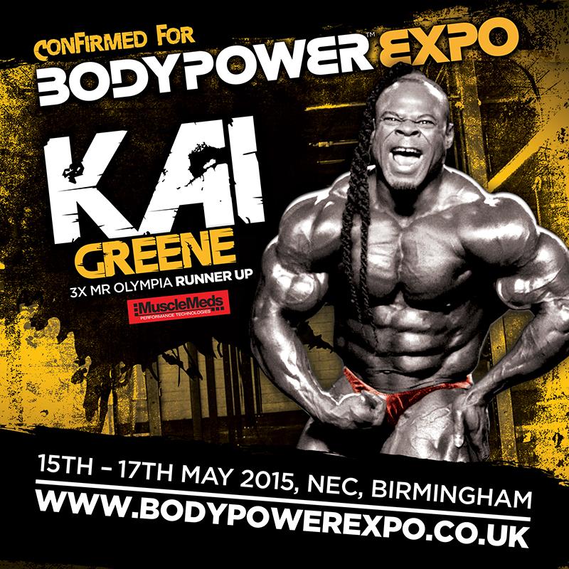 BodyPowerExpo's tweet photo. RT if you’re excited to meet American bodybuilding legend @KaiGreene at @BodyPowerExpo 2015 #inspirationforanation http://t.co/ekj9auugZo