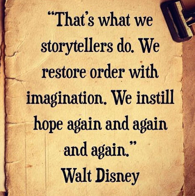 Creativity engages customers. #storytelling #quote #WaltDisney #Disney #content #stories