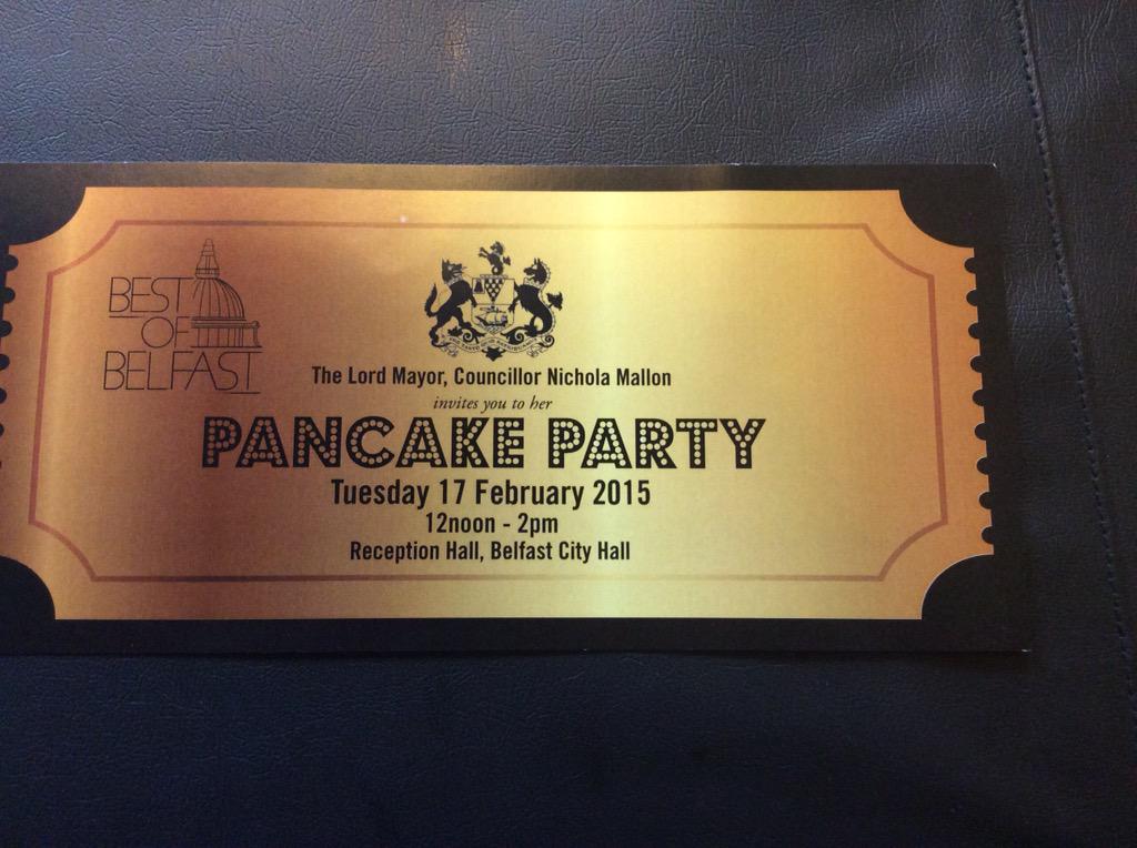 NicholaMallon's tweet photo. Golden ticketed Pancake Party in City Hall 4 homeless children. A few stress-free hrs of family fun #FlippingGoodTime http://t.co/2F3YQI6zWe
