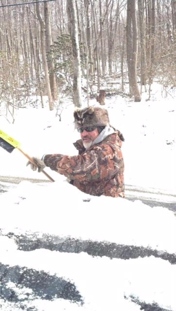 FredSepticCo's tweet image. Bracing the elements today! #Frederick #snowday