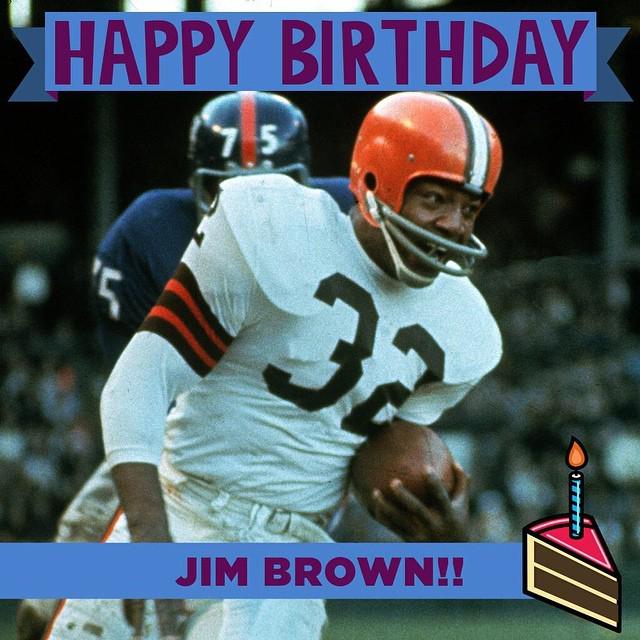 Happy Birthday to the legendary Jim Brown! by nfl  