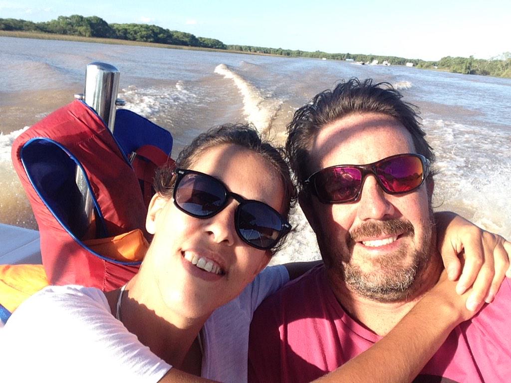Cochino78's tweet photo. @delfidr @nachogorle @pelado_blanco tarde de rio!! http://t.co/1ssEEeSvDI