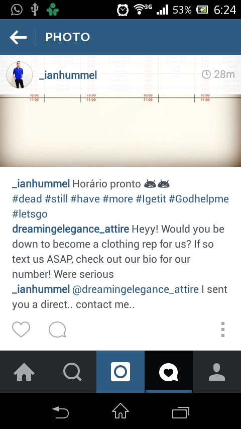 IanHummel's tweet photo. @dream_elegance One of your staffs leave me a comment in my instagran asking me if I would be a clothing rep.. http://t.co/hpaVRS7Ex4