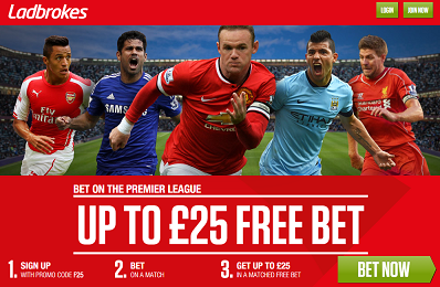 GrabFreeBets's tweet image. Bet £25, Get £25 more FREE with Ladbrokes!!

&amp;gt; dld.bz/fTV79