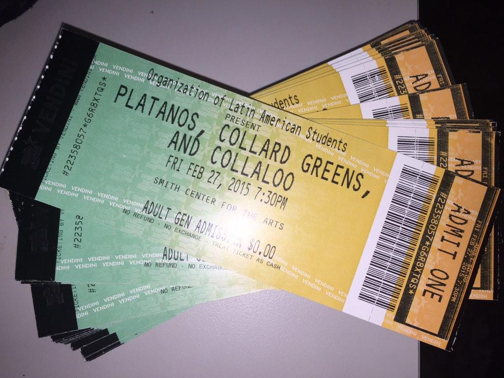 Cultural_ED_PC's tweet image. Pick up your tickets at the Slavin Info Desk for the play Platanos &amp;amp; Collard Greens Feb. 27, 7 pm #OLAS #PC #FREE