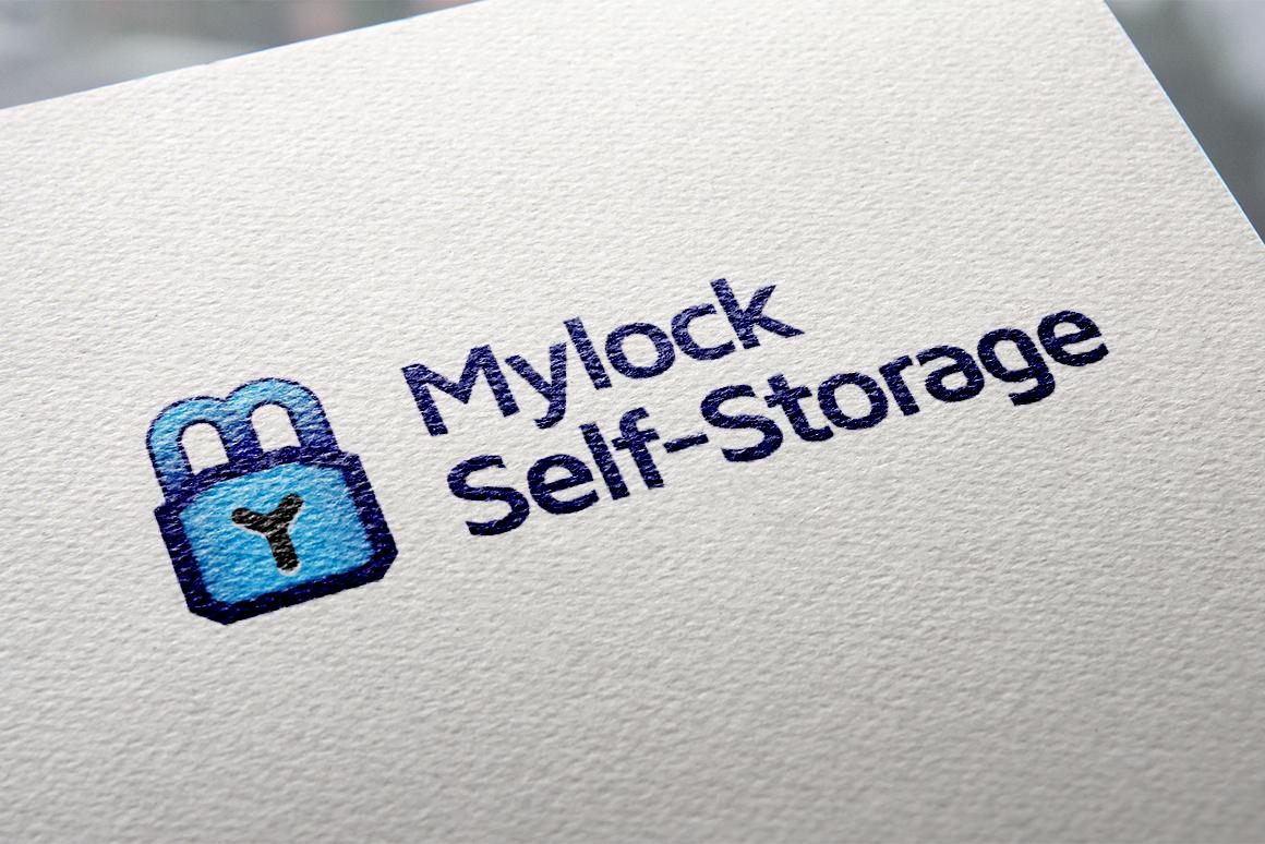Mylock Self-Storage #vector #logo #design #lock #selfstorage found <a href="/CreativeMarket/">Creative Market</a> crtv.mk/qxOd