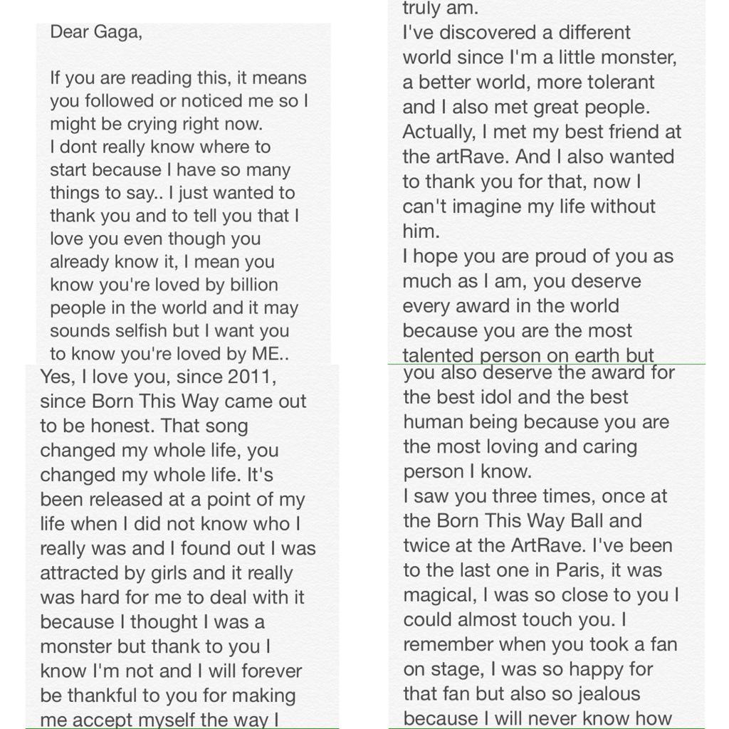 thefamelissa's tweet image. Hi love,

@ladygaga

Would you take a few minutes to read this please?
It'd mean the world to me 😍

I love you

👑💎💋💁