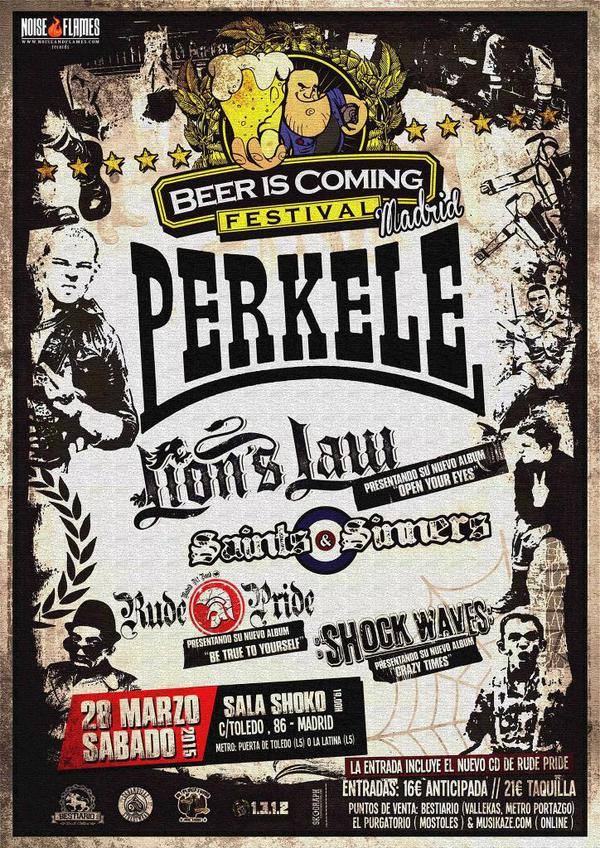 Mas de 200 entradas vendidas solamente en nuestra tienda, tienes pensado ir? Corre a por tu entrada
<a href="/BeerIsComingFst/">Beer Is Coming</a>