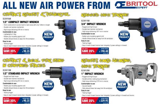Ask your distributor for these Protool deals on the latest air tools today