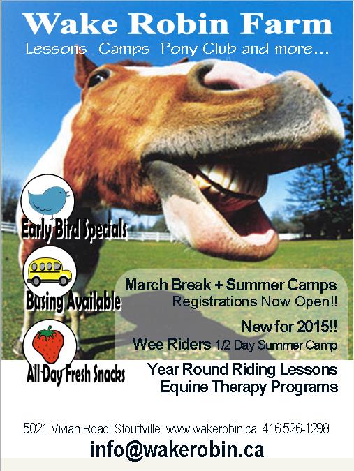 <a href="/StouffvilleConx/">Stouffville Connects</a> March Break and Summer Riding Camp Registrations OPEN!!