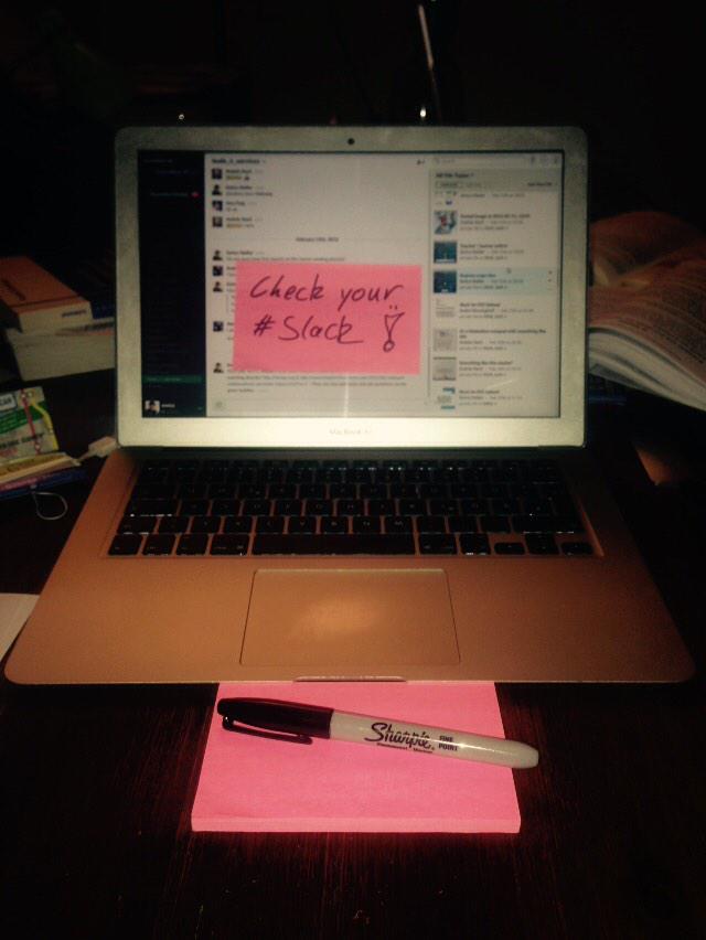 everstepsnet's tweet image. The most used imperative @everstepsnet is #CHECKYOURSLACK @SlackHQ