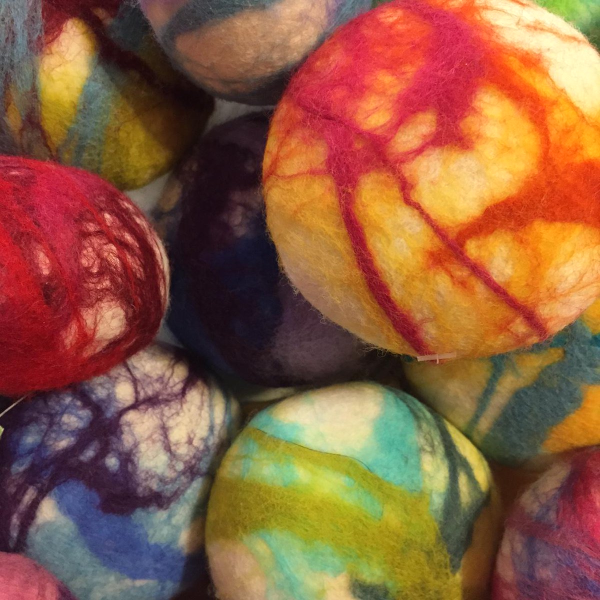 GreenSpringsSC's tweet photo. Yup. More American Made Awesomeness arrived @RamCatAlleySC  @MadeInUSA4You. Tactile, sudsy, natural felted soaps! http://t.co/p2NZelgR34