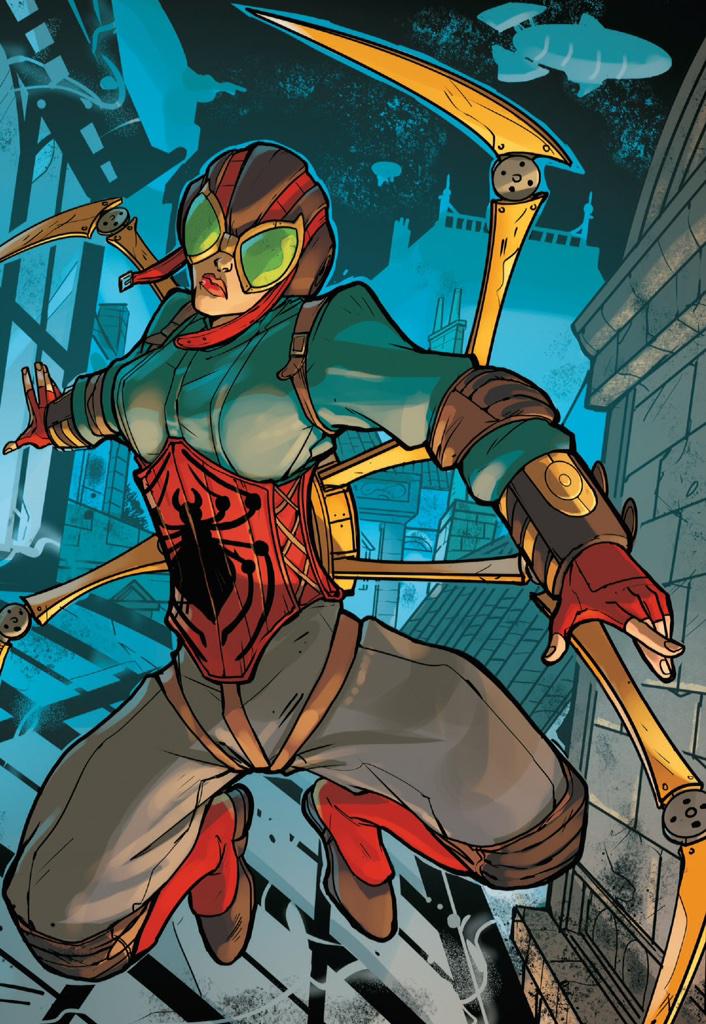 Lady Spider: Marvel (Hero)

Name: May Reilly

Base: New York City

First appearance: Spider-Verse #1 2014