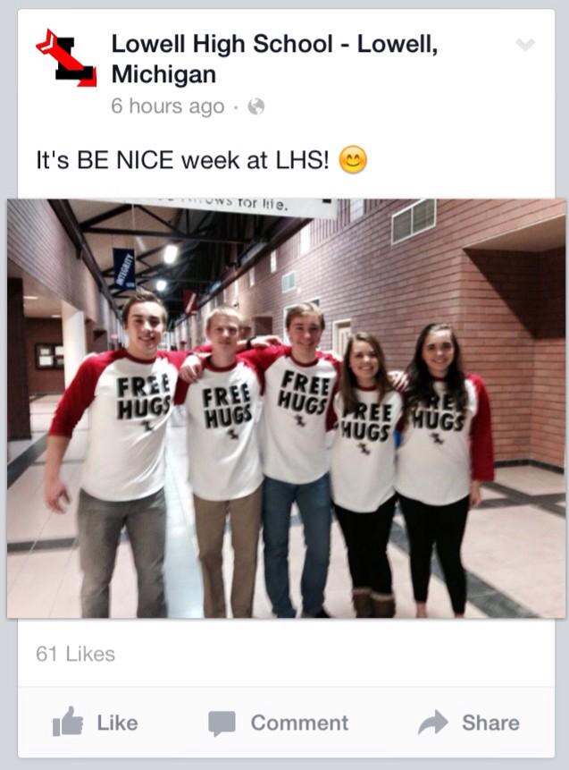 Lowellredarrows's tweet photo. #BeNiceWeek http://t.co/wH52uBEryk