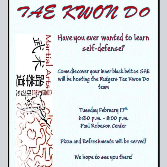 👋👊 tonight! Learn some self defense techniques in the art of Tae Kwon Do