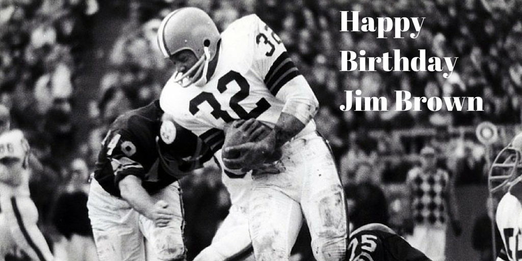 Happy Birthday to arguably the greatest running back to ever play, Cleveland Browns great Jim Brown. 