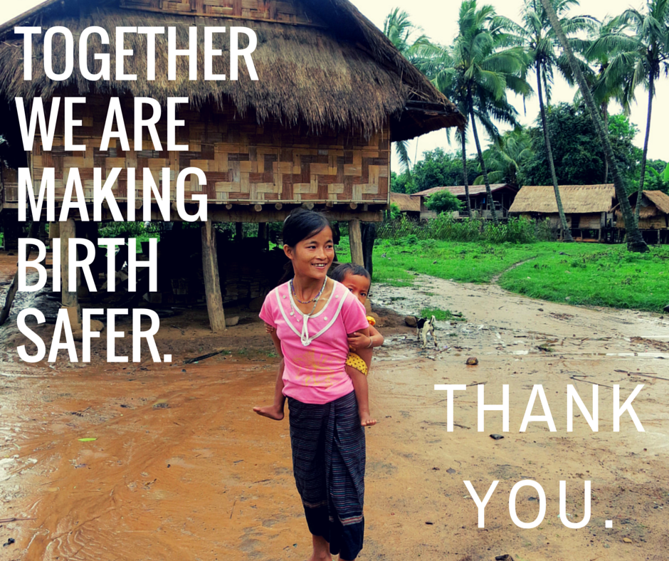 CleanBirth's tweet photo. Thx to 158 #donors who gave $12000 #birth is safer in #Salavan Province #Laos. http://t.co/Z2rghars6X