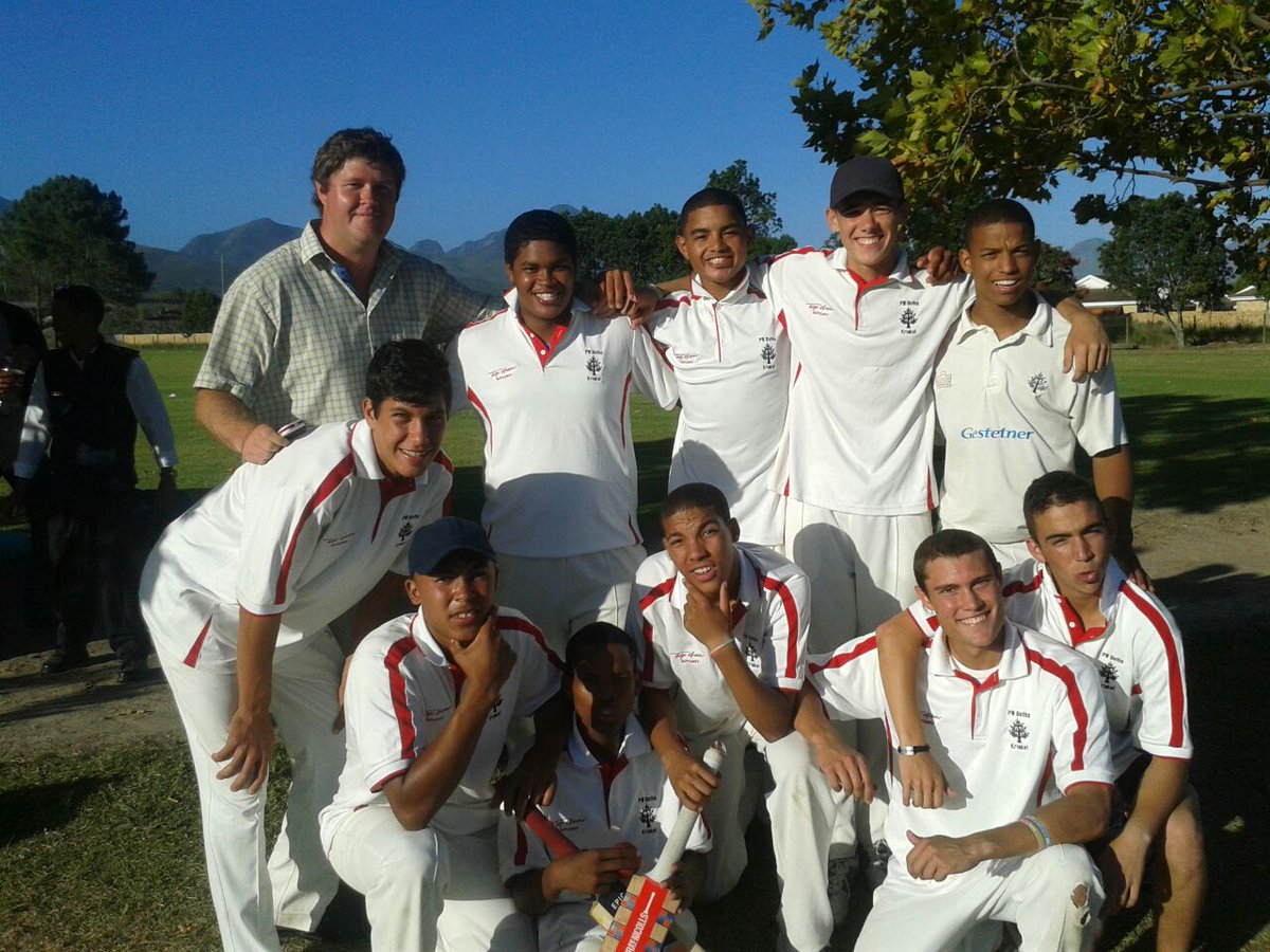 First Team Cricket: We won a tight match against Outeniqua High, (Kwaggas) with 5 wickets! Well done boys!!