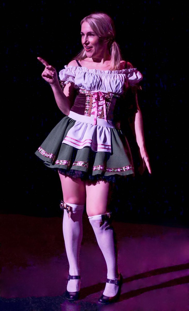 SPANK50Shades's tweet photo. .@clearlyblonde as "author" 'EB Janet.' Hugh &amp; Tasha must act out whatever she types! @WichitaOrpheum gets spanked 2m http://t.co/7uDGlnz056