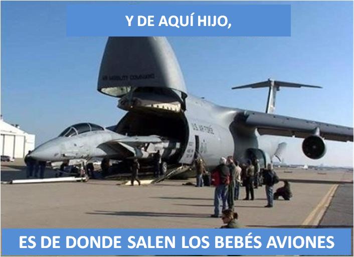 hogarmilitar's tweet photo. Y de aquí hijo, es de donde salen los bebés aviones: http://t.co/bbY6EdBISv