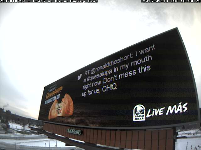 @ronaldtheshort Ever see your tweet on a billboard before?