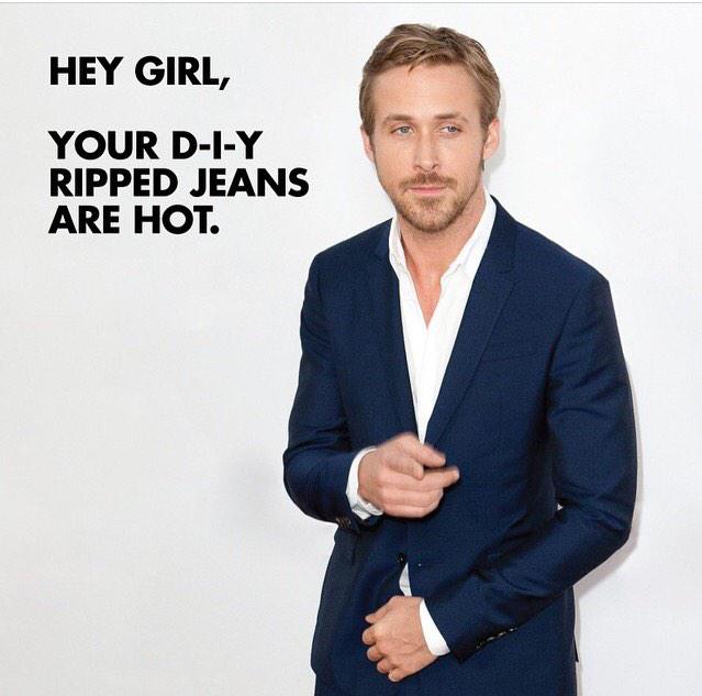 JeanMachinePen's tweet image. Give your old @jeanmachine jeans a new look! stylecaster.com/how-to-make-ri…