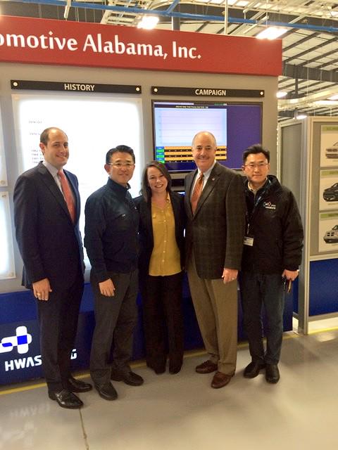 MarthaRobyAL's tweet photo. Thank you Harry Kim for showing me around the impressive expansion at HS Automotive in Enterprise #jobs @MadeinAL http://t.co/Sgd3m3vDA4