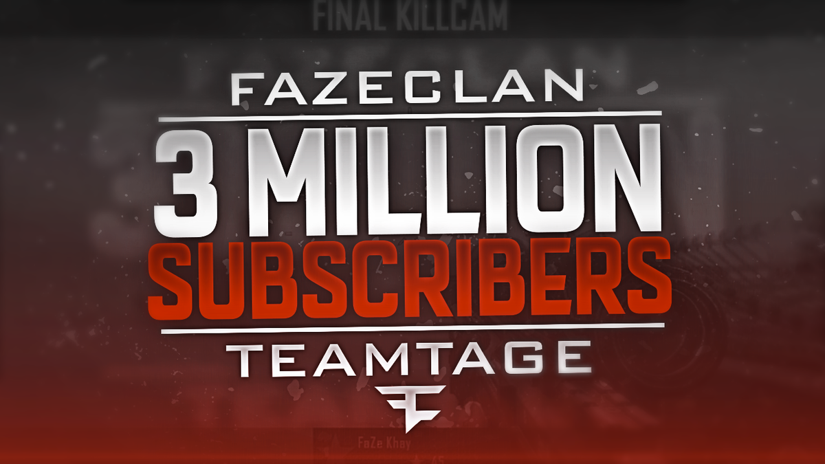 FaZeClan's tweet photo. The #FaZe3Mill Teamtage Trailer by @FaZeSLP will be up in a second! Who's excited? http://t.co/ynNirFLSMU
