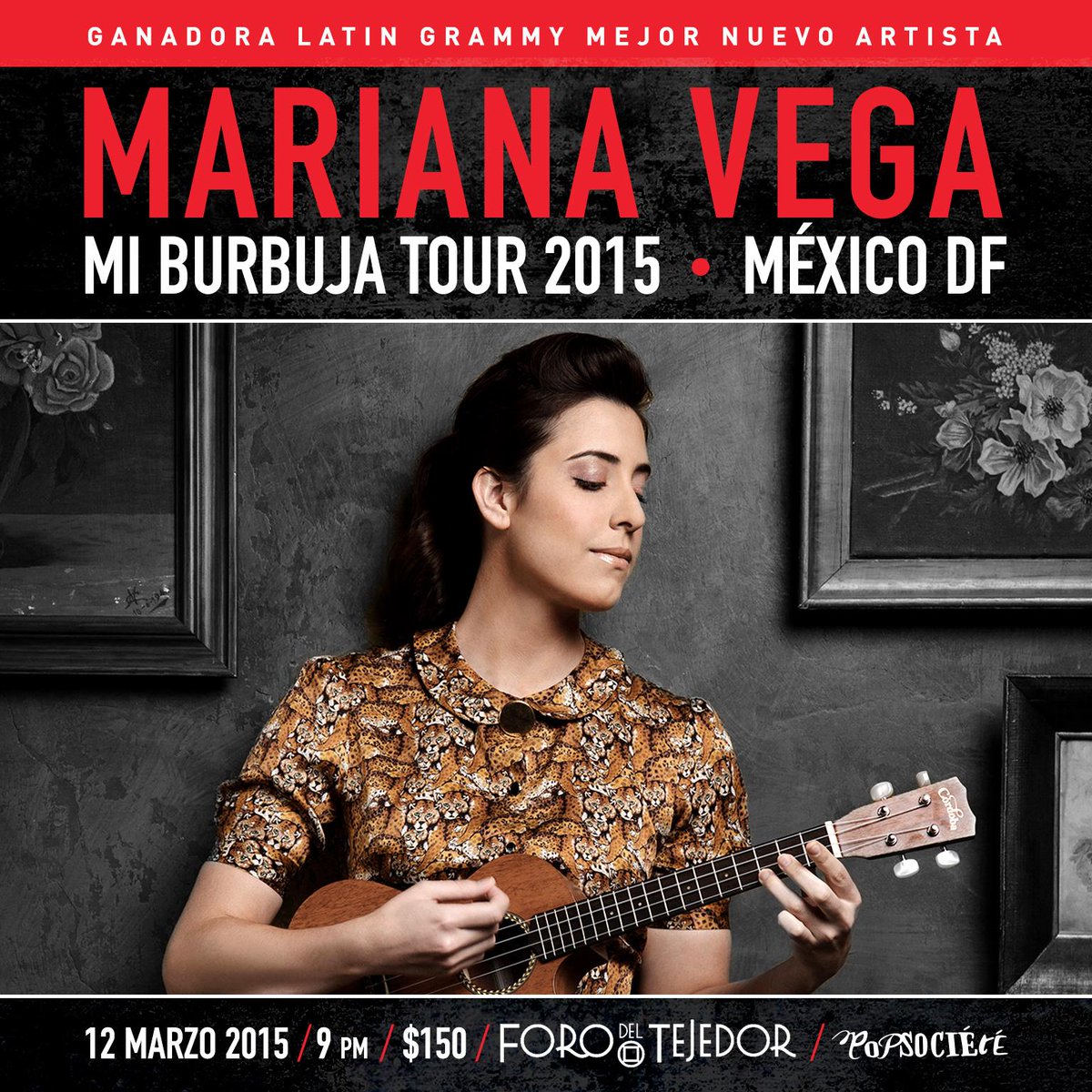 MarianaVega's tweet photo. ¡Quedan muy pocas entradas para el show en @ForoDelTejedor DF! ¿A quién le falta la suya? #TeamMV http://t.co/w1odrqZYCz