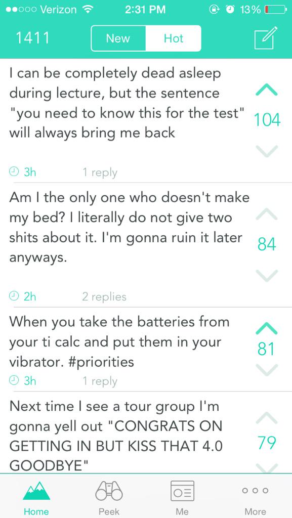 nataliemyers's tweet image. UCD yaks are either about studying, grades, sex, or lack of sex #notimeforanythingelse