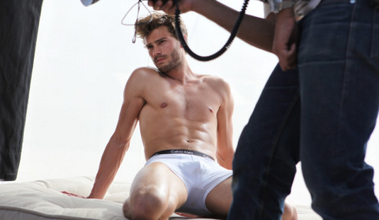 BuzzFeed's tweet photo. 18 Jamie Dornan Modeling Pics That Will Make Your Jaw Drop
http://t.co/kqZQsqFjxH http://t.co/r12WFgA5u7