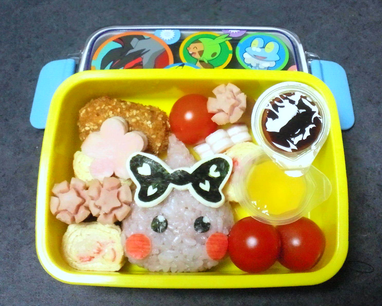 O Xrhsths とろグミ Dbf犬っ子露出倶楽部 Sto Twitter 今日は長女 5 からリクエスト無かったからサンホの ほっぺちゃん キャラ弁で 喜んでくれたからok Http T Co Y9m8qu2vad Twitter