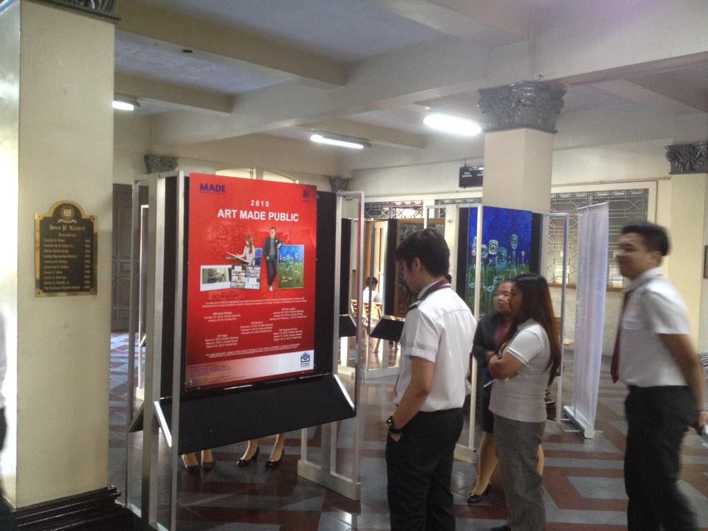 Art MADE Public exhibit in LPU (Feb 10-14, 2015) in partnership with Metrobank Art Foundation