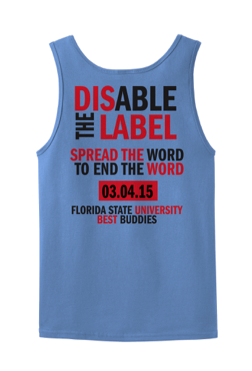 One of these End the R-word tanks could be yours for $10! We're only ordering a handful, so pre-order yours tonight!