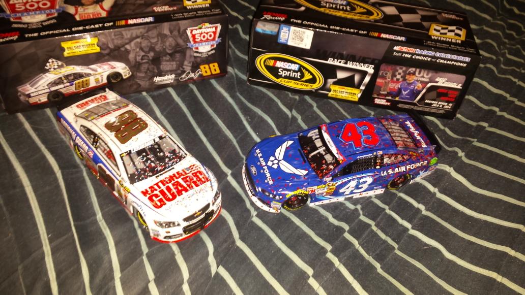 AJS59244819's tweet photo. Thanks to @PlanBSales for @DISupdates 2014 points cup series win for @DaleJr n @aric_almirola #NASCAR #Speedweeks2015 http://t.co/H7imUUmPNY