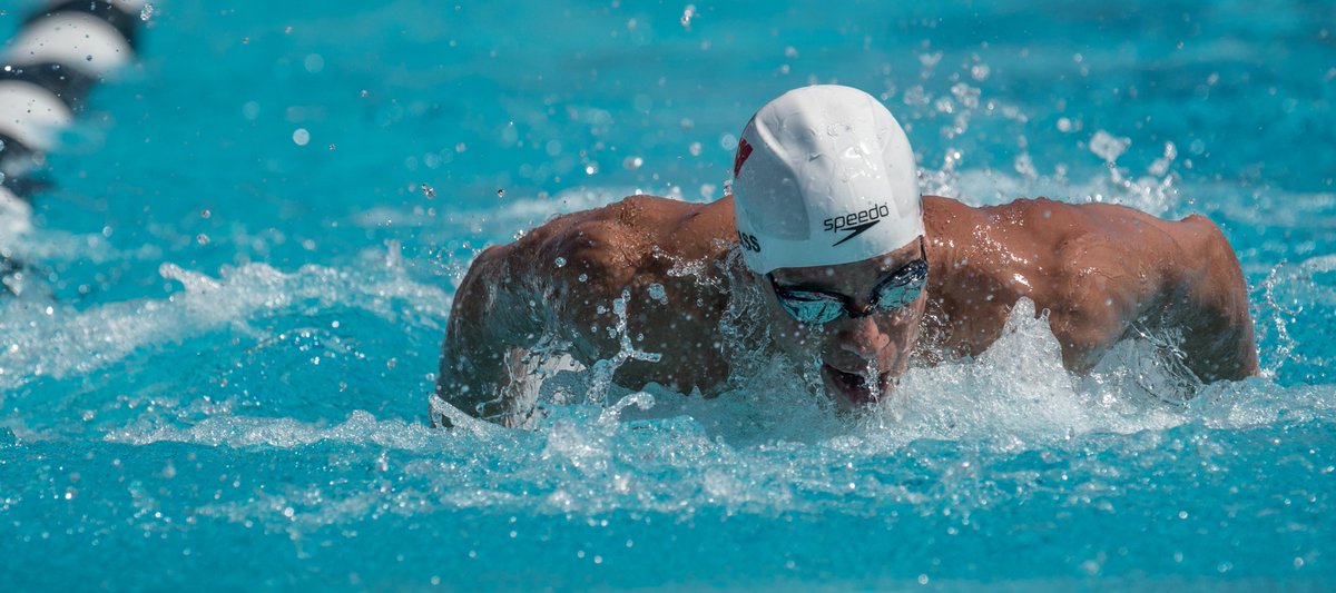 USASwimming's tweet photo. .@michaelweiss23 talks learning to swim, @UWBadgers, #Doha2014 and more in today's #20QT: http://t.co/cAfZdg3QoG http://t.co/6MWERaIPEO