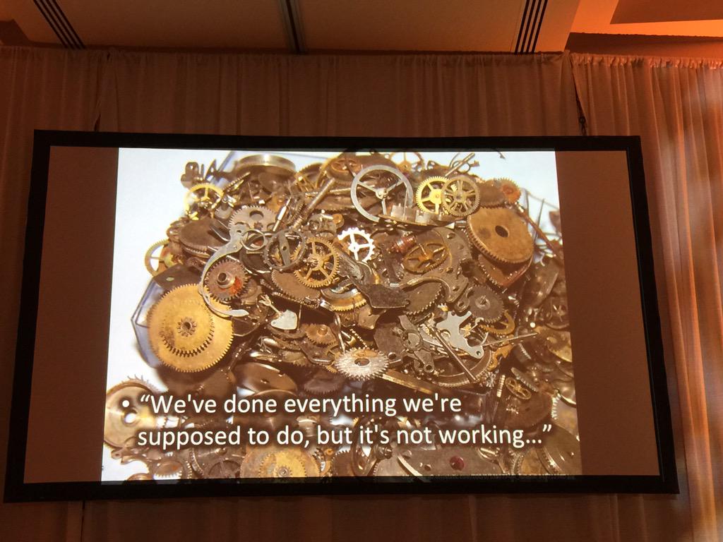 CarlaMays's tweet photo. All classrooms should look like #collaborative #team #valuebase #prototyping #test #FailingForward #gisw15 http://t.co/Nw8jyRvF07