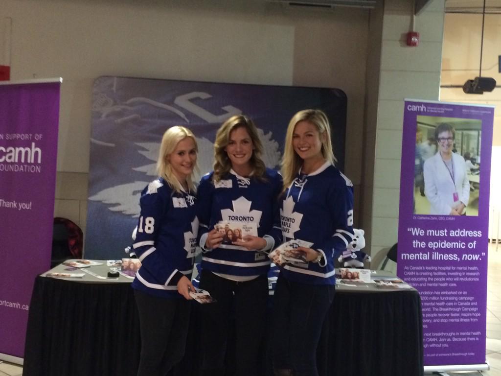camhfoundation's tweet photo. Bozak, Booth & Panik--game MVPs. Thank you #LadyLeafs for supporting mental health. @MapleLeafs #hockeytalks #camhD2L http://t.co/Tn3i7CoxnD