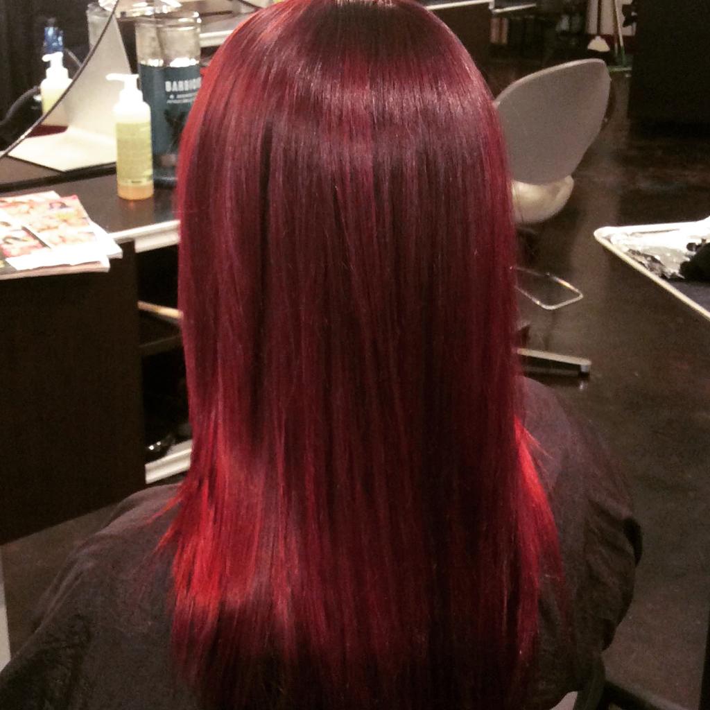 VolutionSalon's tweet image. Love this red bombshell of a colour