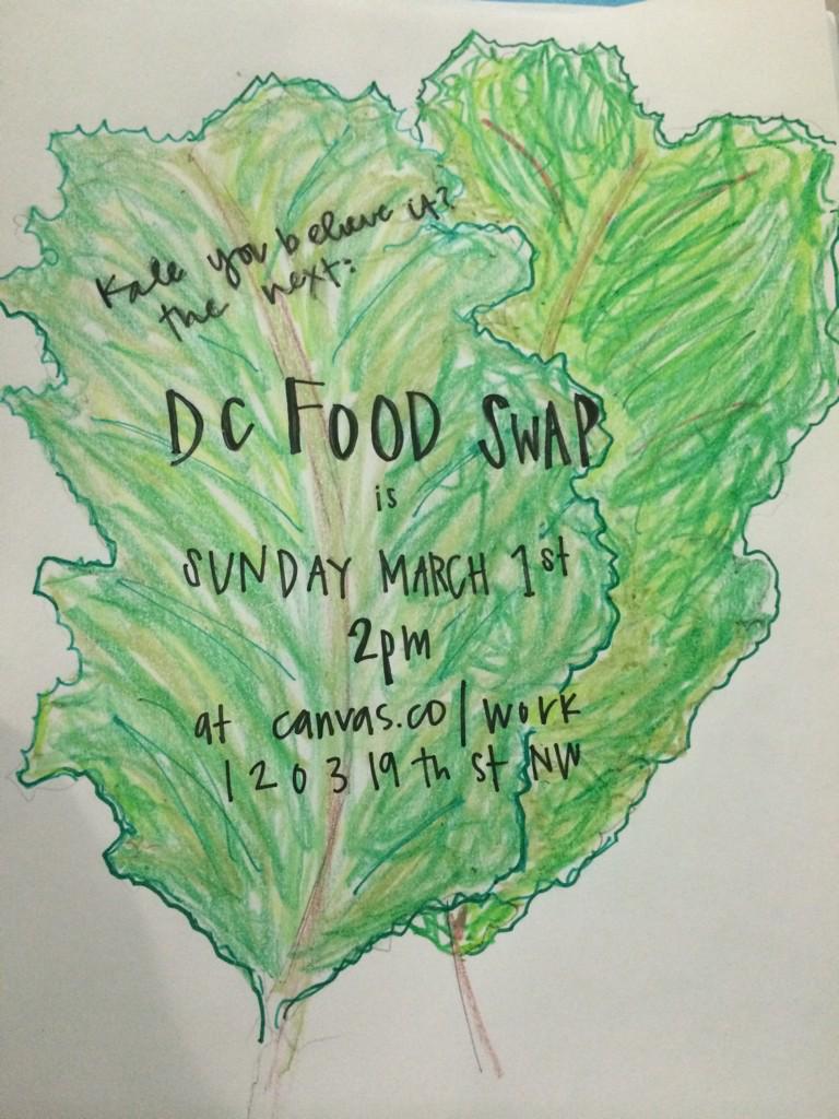 dcfoodswap's tweet photo. tickets available for march 1 dc food swap Thursday morning! stay tuned for email/link! http://t.co/3DbZOcto7y